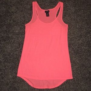 Bright peach tank top